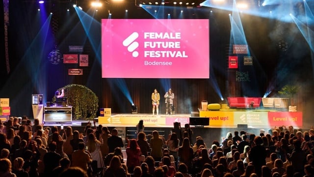 Female Future Festival on stage