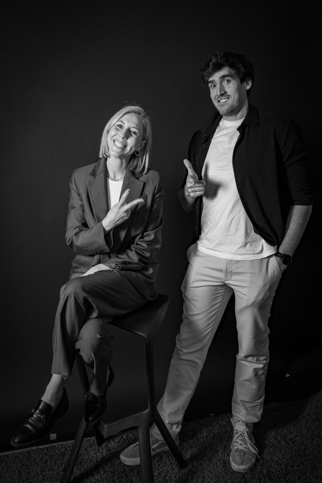 Stefanie and Johannes — co-founders of Spotcast
